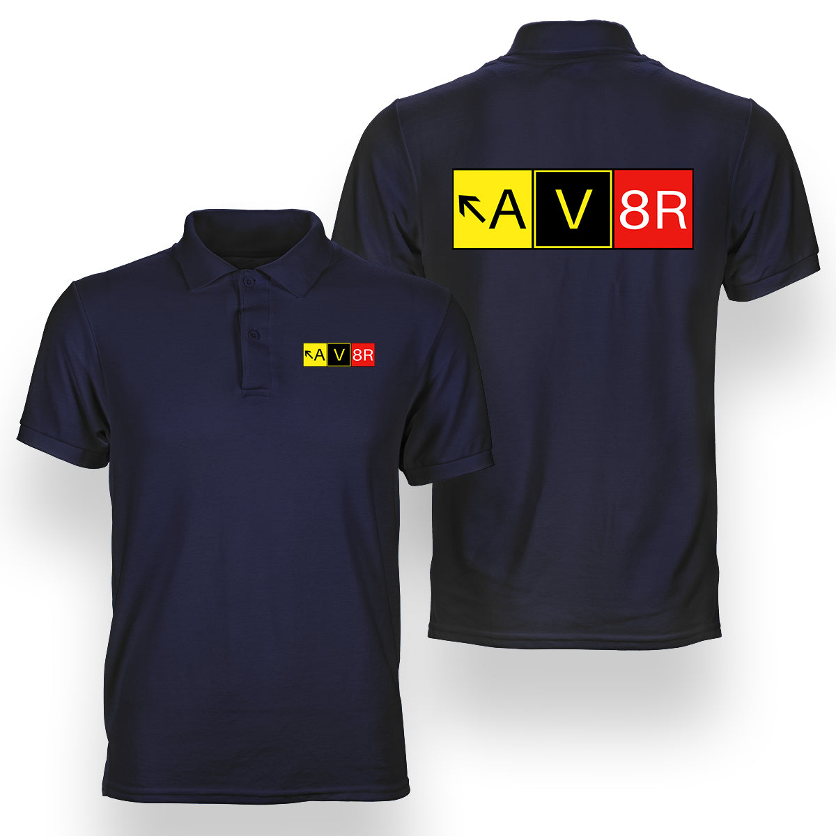 AV8R Designed Double Side Polo T-Shirts