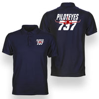 Thumbnail for Amazing Piloteyes737 Designed Double Side Polo T-Shirts