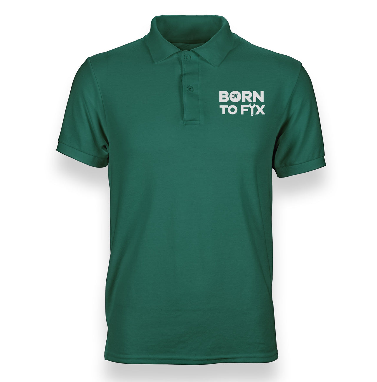 Born To Fix Airplanes Designed "WOMEN" Polo T-Shirts