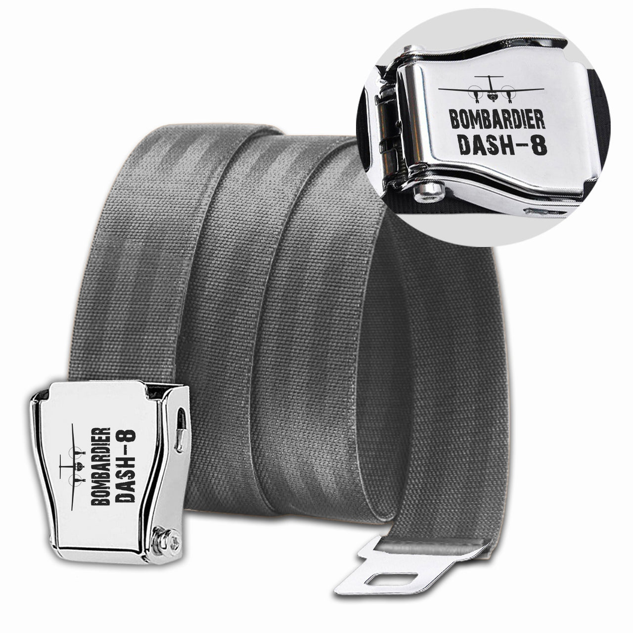 Bombardier Dash-8 & Plane Designed Fashion Airplane Seat Belts