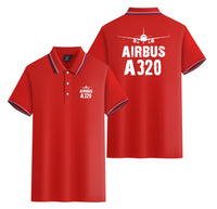 Thumbnail for Airbus A320 & Plane Designed Stylish Polo T-Shirts (Double-Side)