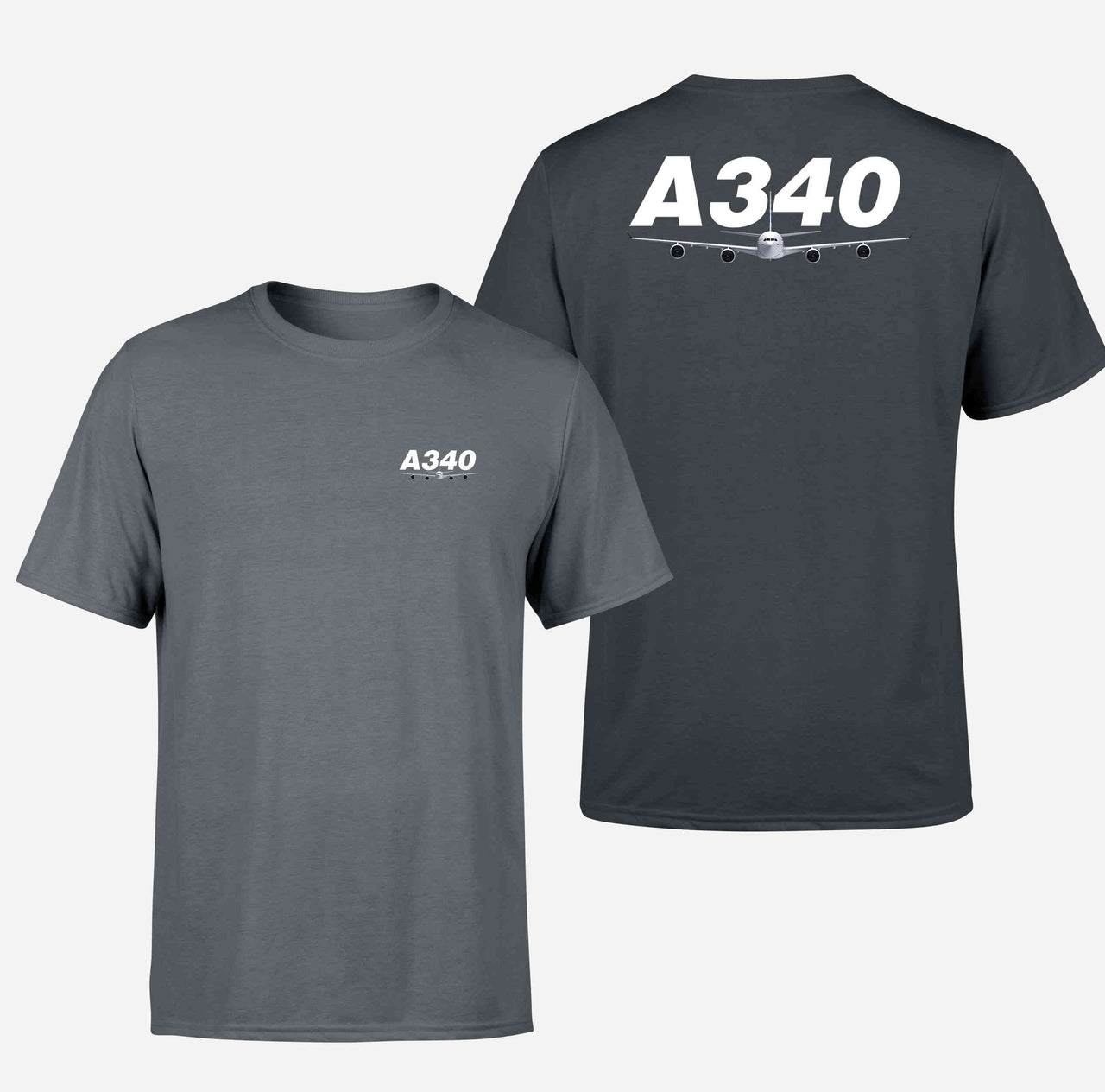Super Airbus A340 Designed Double-Side T-Shirts