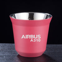 Thumbnail for Airbus A310 & Text Designed Double Wall Stainless Steel Coffee Mugs