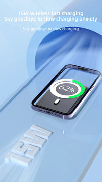 Thumbnail for 5000mAh 15W Magnetic Wireless Power Bank for Magsafe