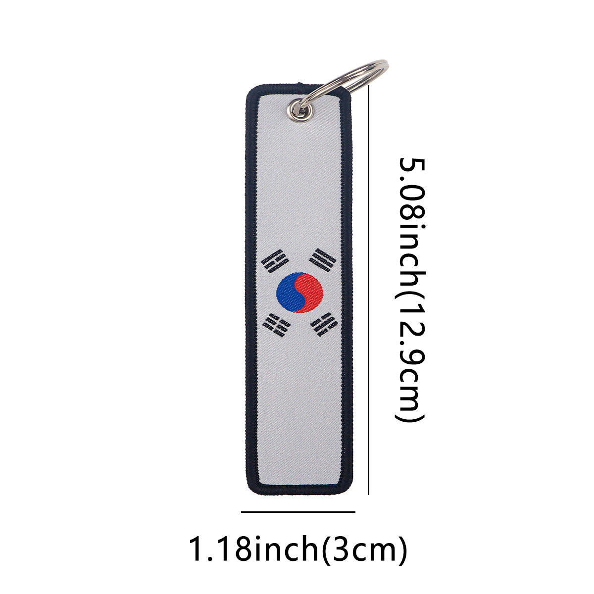 South Korea Flag Designed Key Chains