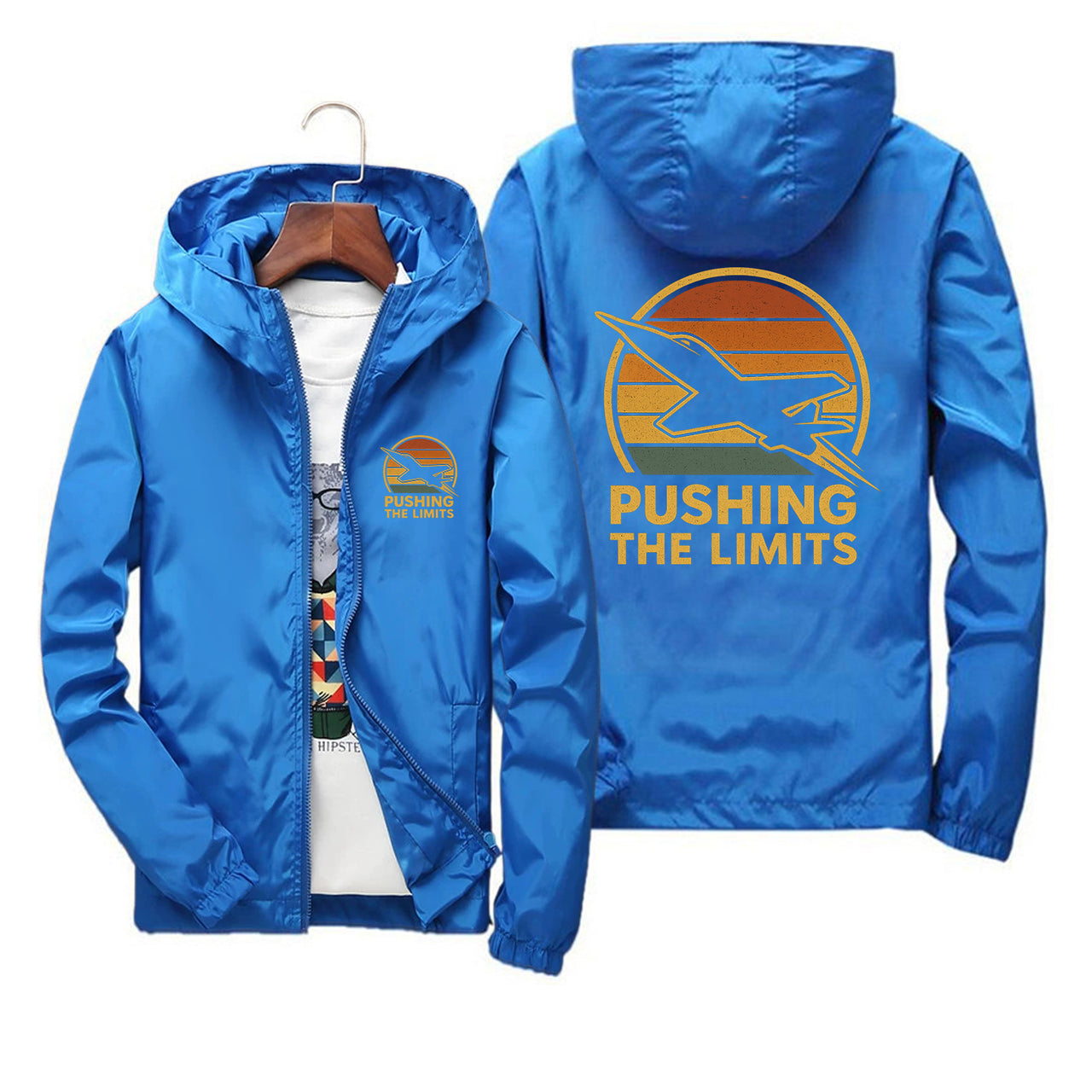 Pushing The Limits Retro Designed Thin Windbreaker Jackets