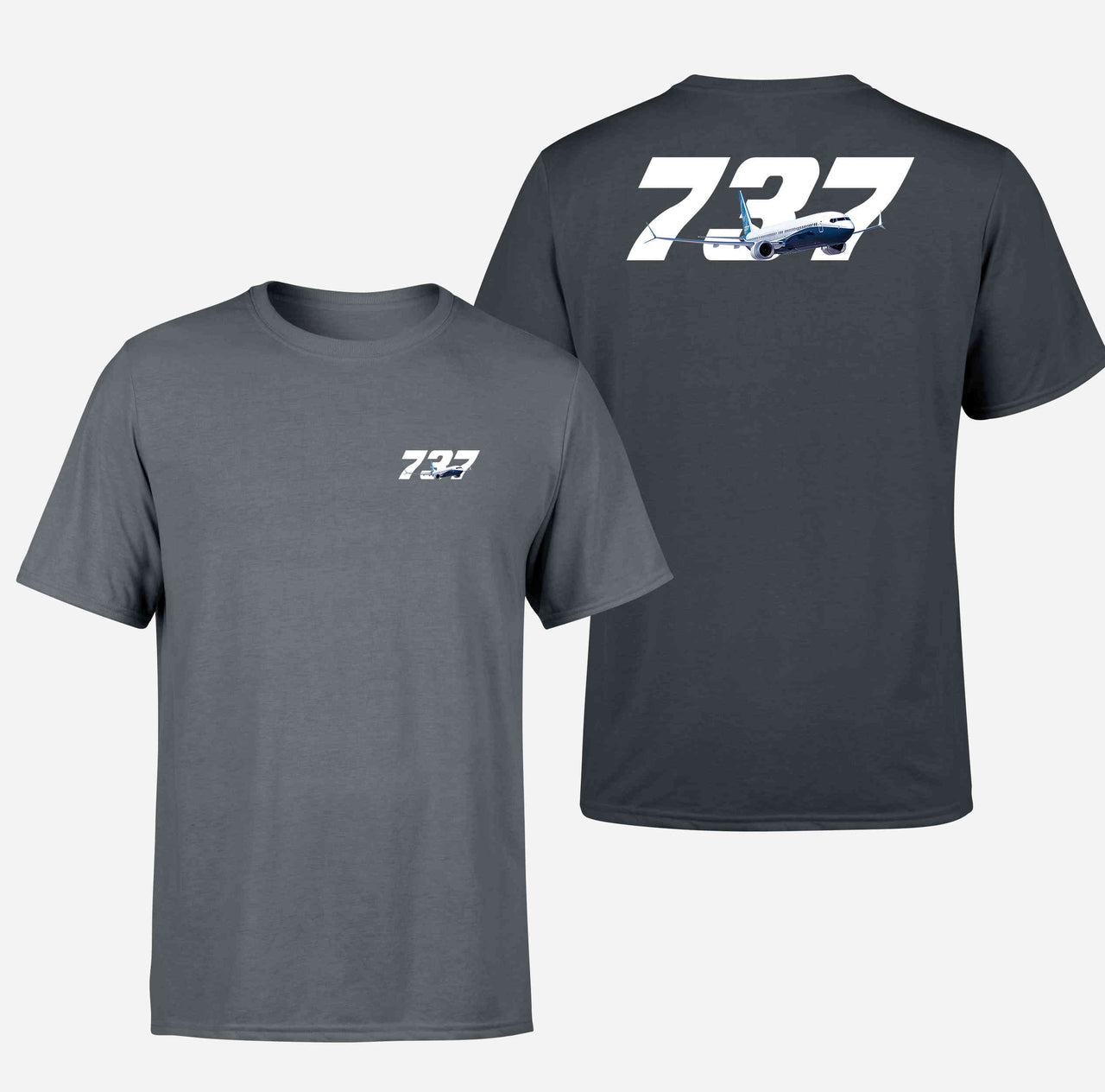Super Boeing 737 Designed Double-Side T-Shirts