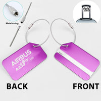 Thumbnail for Amazing Airbus A350 XWB Designed Fashion Metal Luggage Tags