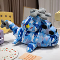 Thumbnail for 30-70cm Funny Cartoon Warplane Helicopter Plush Toys