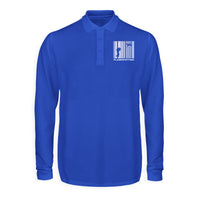 Thumbnail for Planespotting Designed Long Sleeve Polo T-Shirts