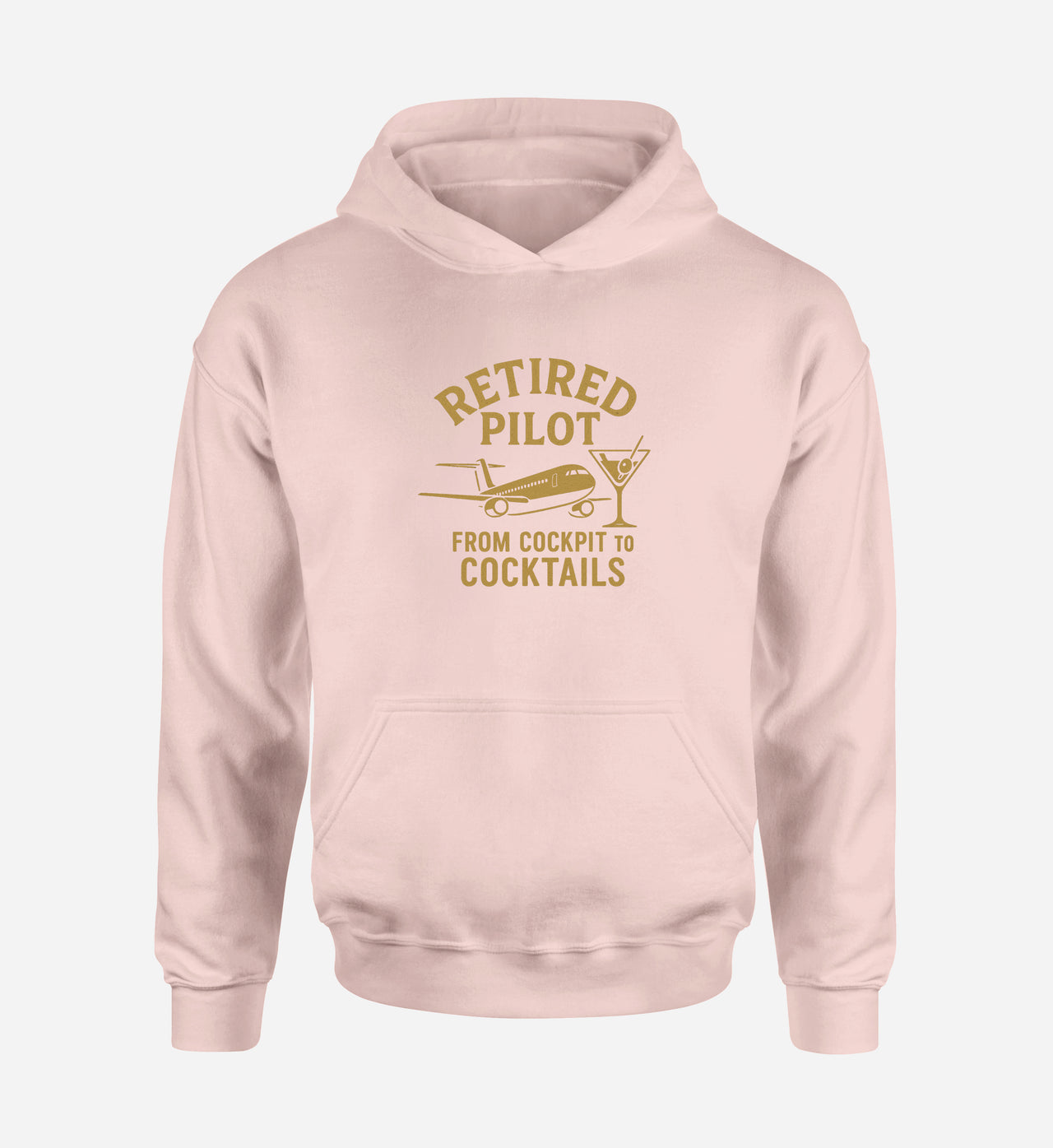 Retired Pilot & Coctails Designed Hoodies