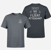 Thumbnail for Trust Me I'm a Flight Attendant Designed Double-Side T-Shirts