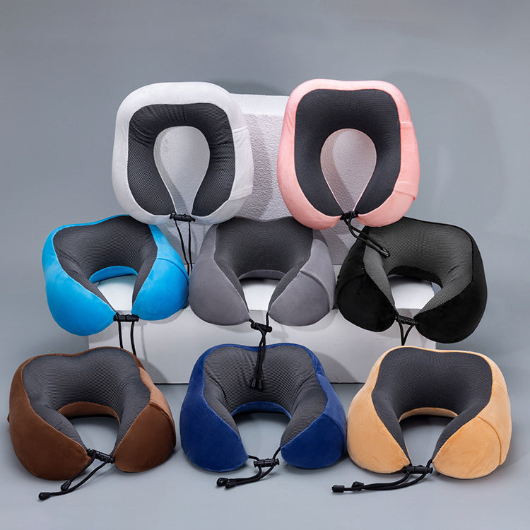 U Shaped Memory Foam Neck Pillow For Travel Cervical Healthcare