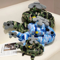 Thumbnail for 30-70cm Funny Cartoon Warplane Helicopter Plush Toys