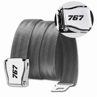 Thumbnail for 767 Flat Text Designed Fashion Airplane Seat Belts