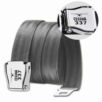 Thumbnail for Cessna 337 & Plane Designed Fashion Airplane Seat Belts