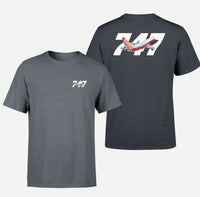 Thumbnail for Super Boeing 747 Intercontinental Designed Double-Side T-Shirts