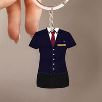 Thumbnail for Qatar Airways Uniform Acrylic Keychain