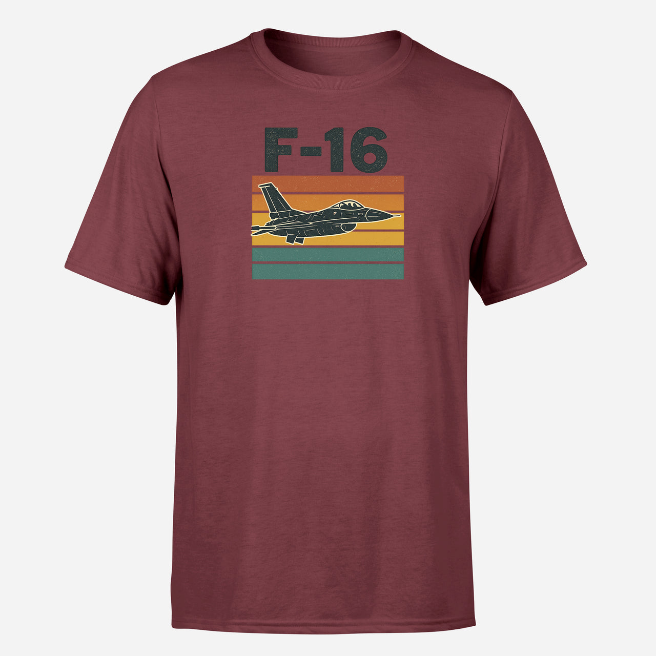 Retro Fighter Jet F16 Design Super Quality T-Shirts
