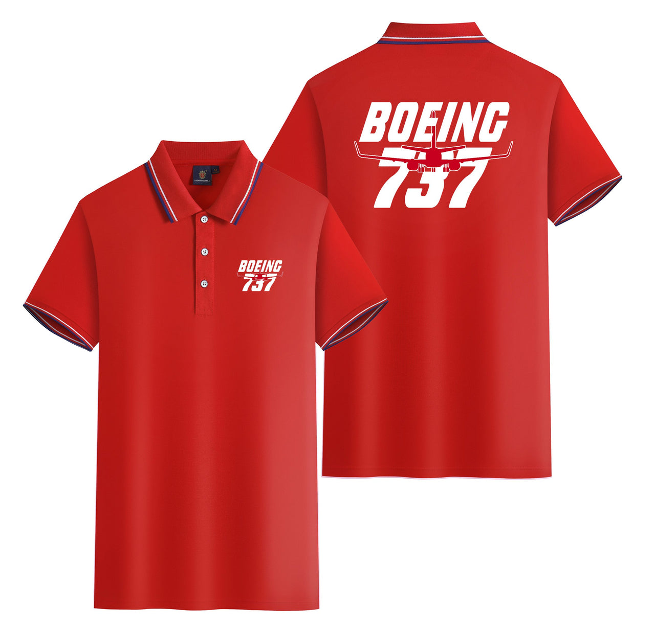 Amazing Boeing 737 Designed Stylish Polo T-Shirts (Double-Side)