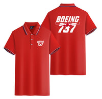 Thumbnail for Amazing Boeing 737 Designed Stylish Polo T-Shirts (Double-Side)