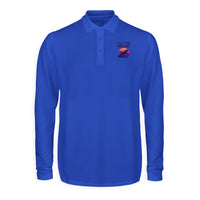 Thumbnail for Fly The Night Designed Long Sleeve Polo T-Shirts