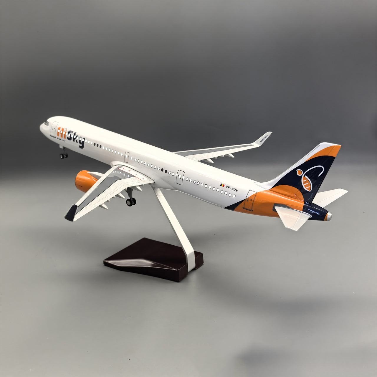 HiSky Europe Airbus A321neo Airplane Model (Special 45CM)