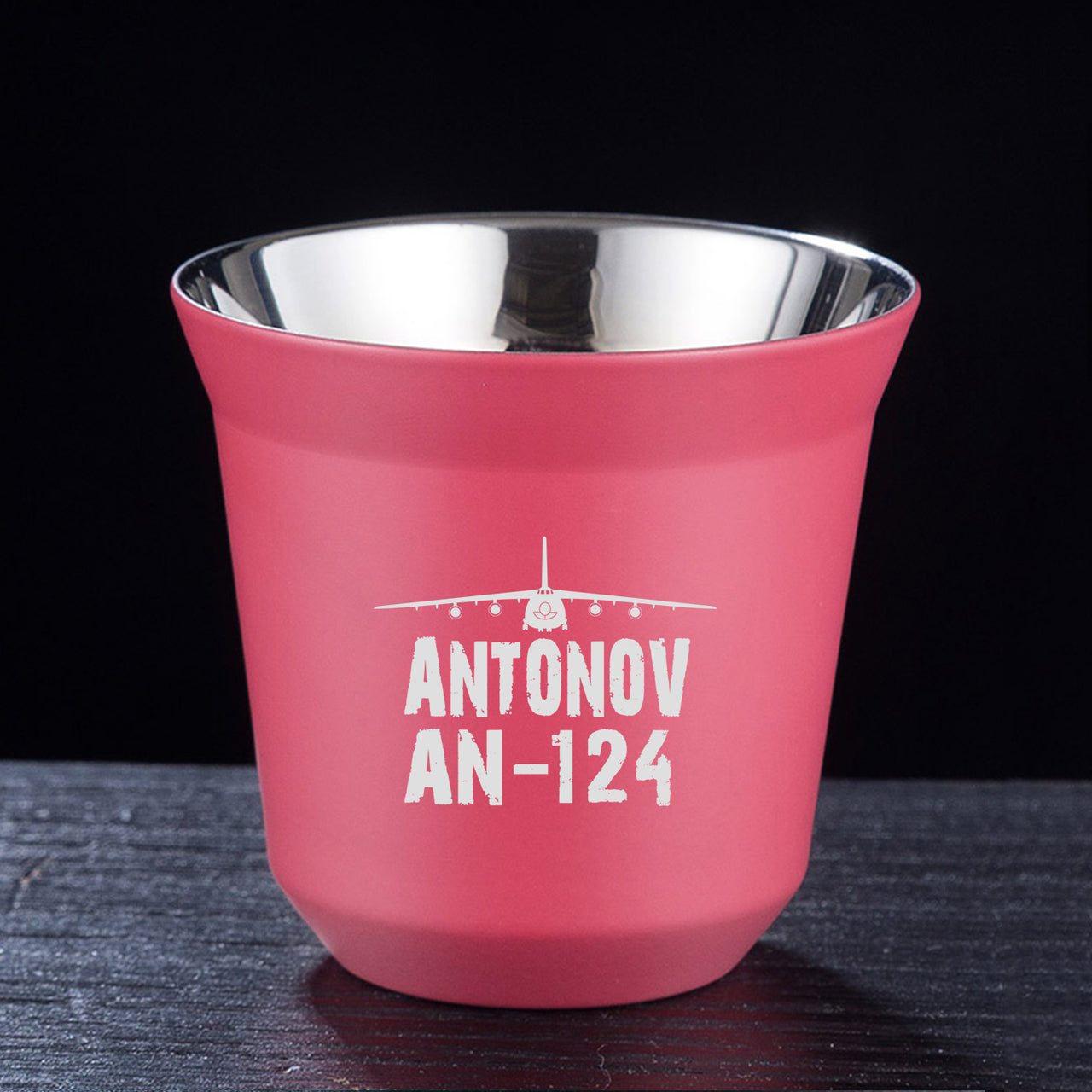 Antonov AN-124 & Plane Designed Double Wall Stainless Steel Coffee Mugs