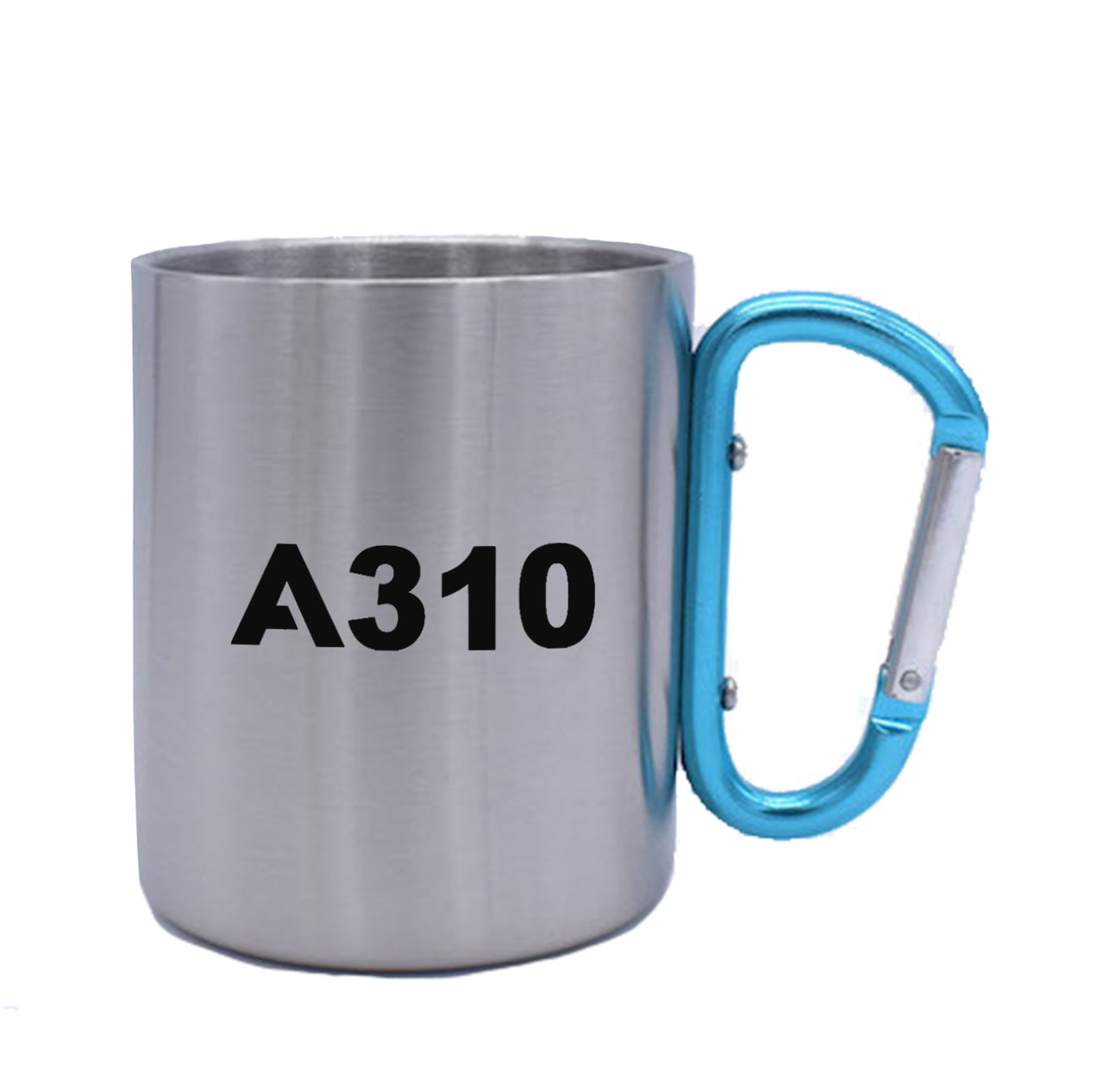 A310 Flat Text Designed Stainless Steel Outdoors Mugs