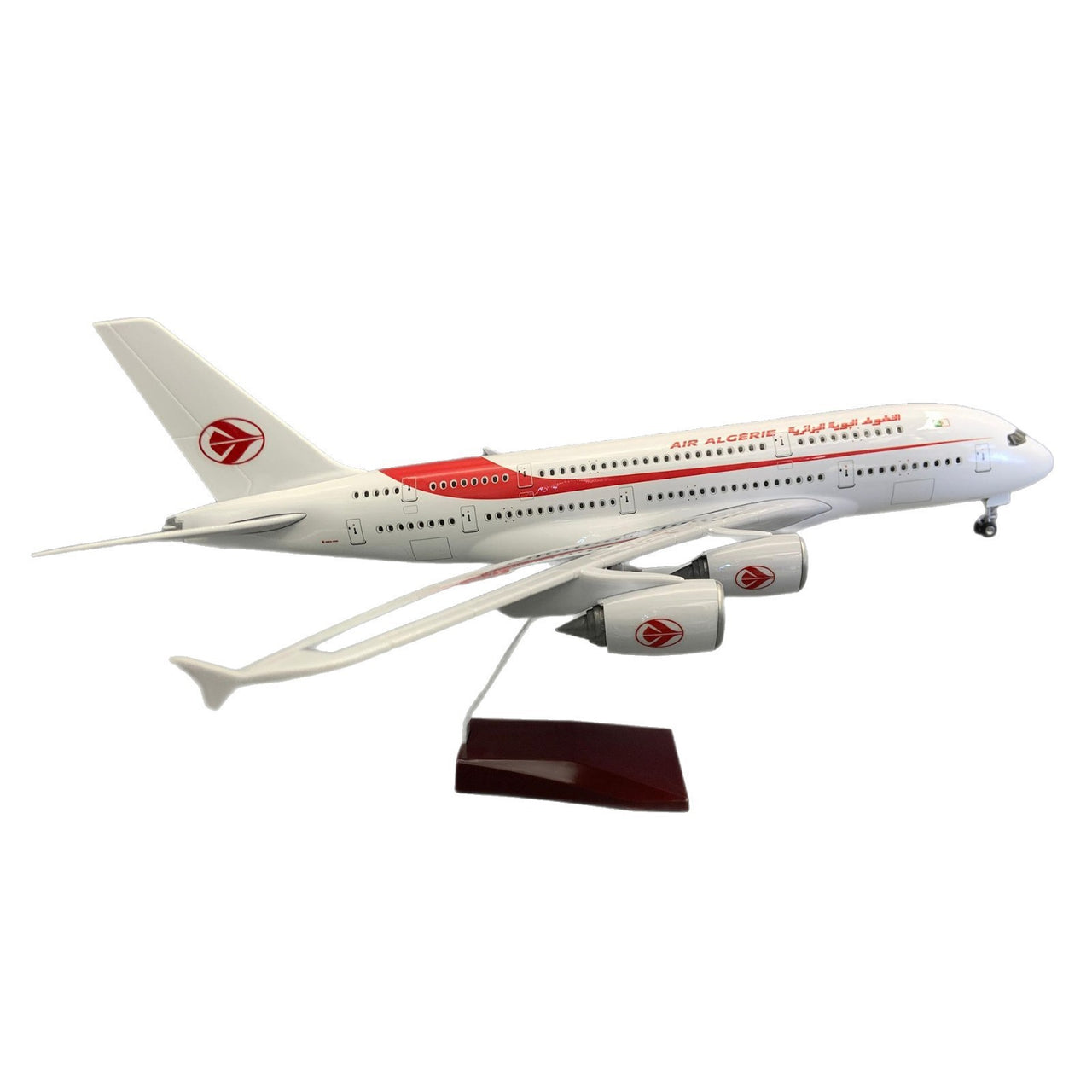 Algeria Air Airlines Airbus A380 Airplane Model (1/160 Scale)