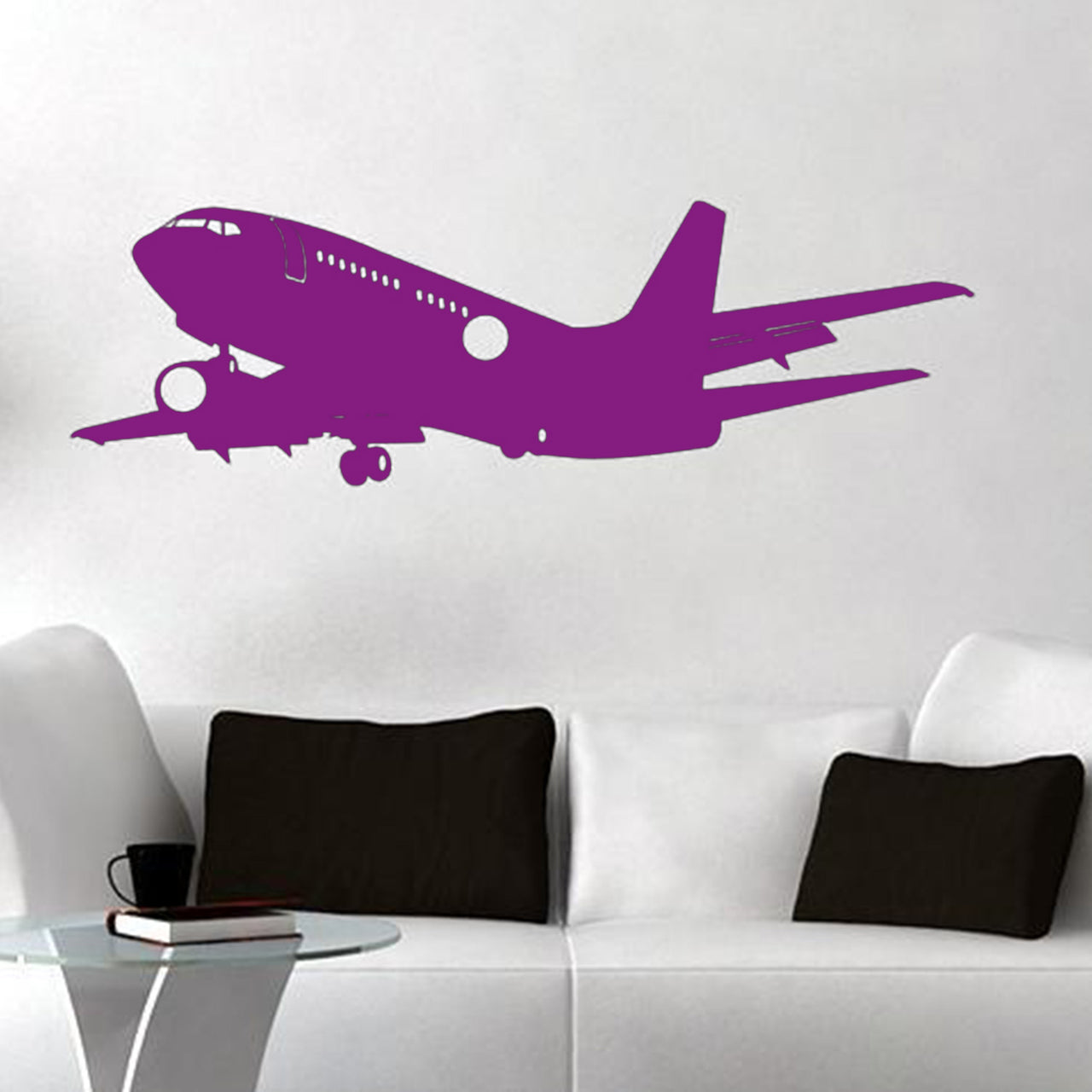 Landing Boeing 737 Designed Wall Sticker