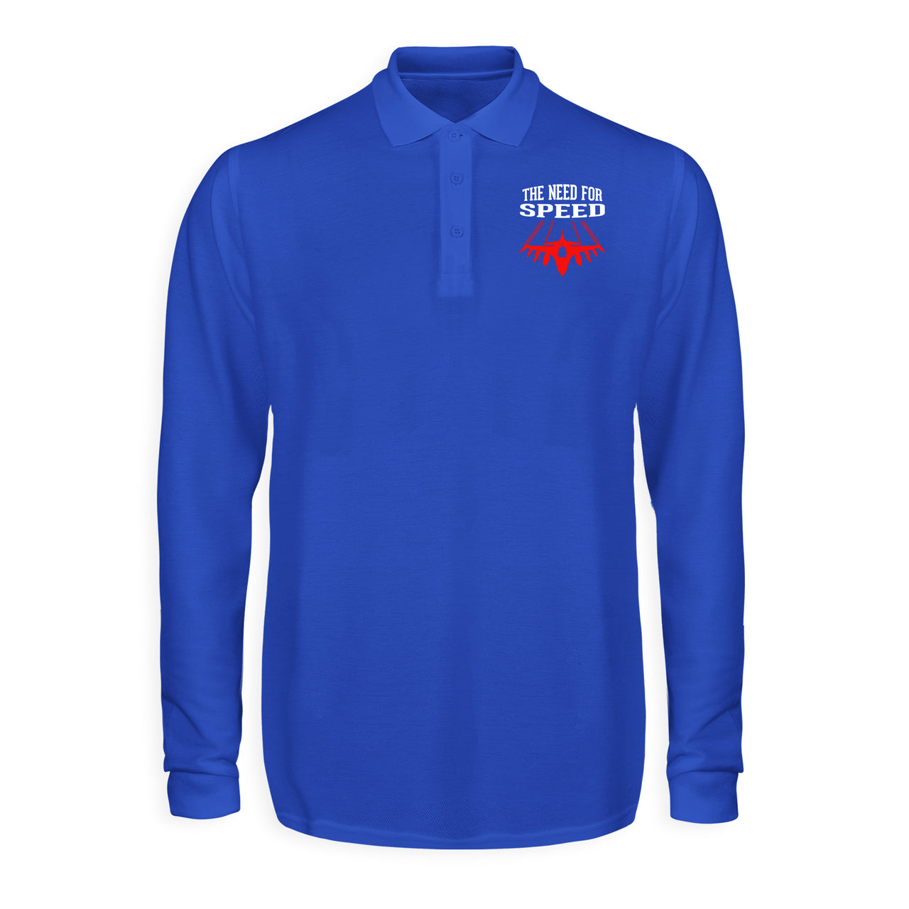The Need For Speed Designed Long Sleeve Polo T-Shirts