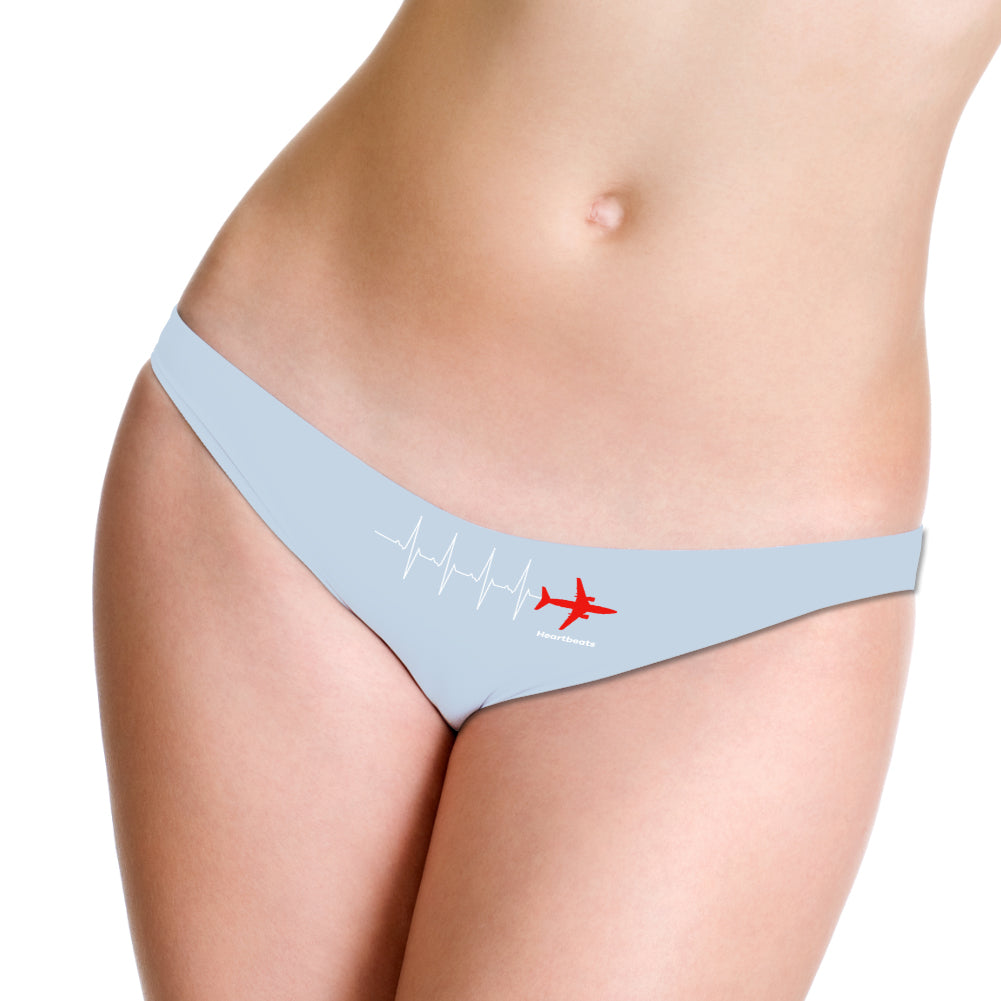 Aviation Heartbeats Designed Women T-back & Thongs