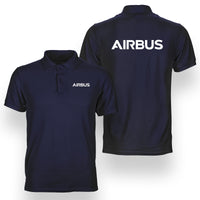 Thumbnail for Airbus & Text Designed Double Side Polo T-Shirts