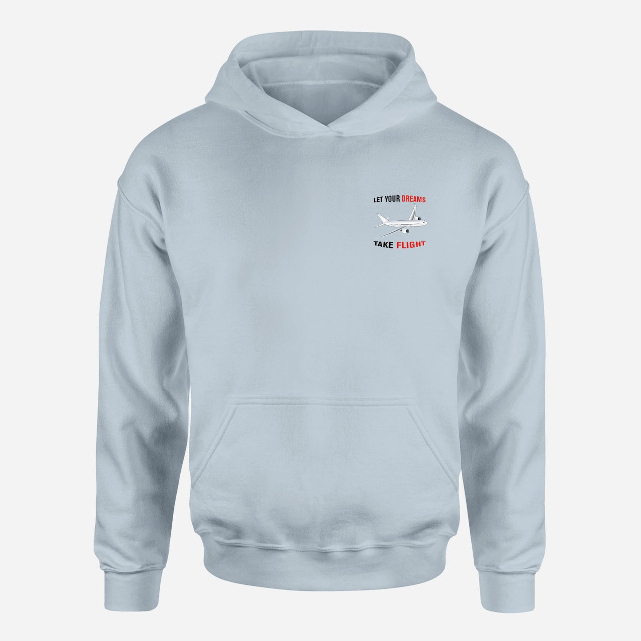 Let Your Dreams Take Flight Designed Hoodies