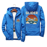 Thumbnail for Retro I Love Gliding Designed Thin Windbreaker Jackets