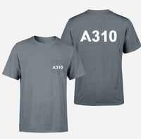 Thumbnail for A310 Flat Text Designed Pocket T-Shirts