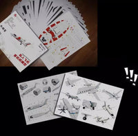 Thumbnail for Piaggio Afandi P180 Private Aircraft Papercraft 3D Paper Model Stereo Handmade Drawings