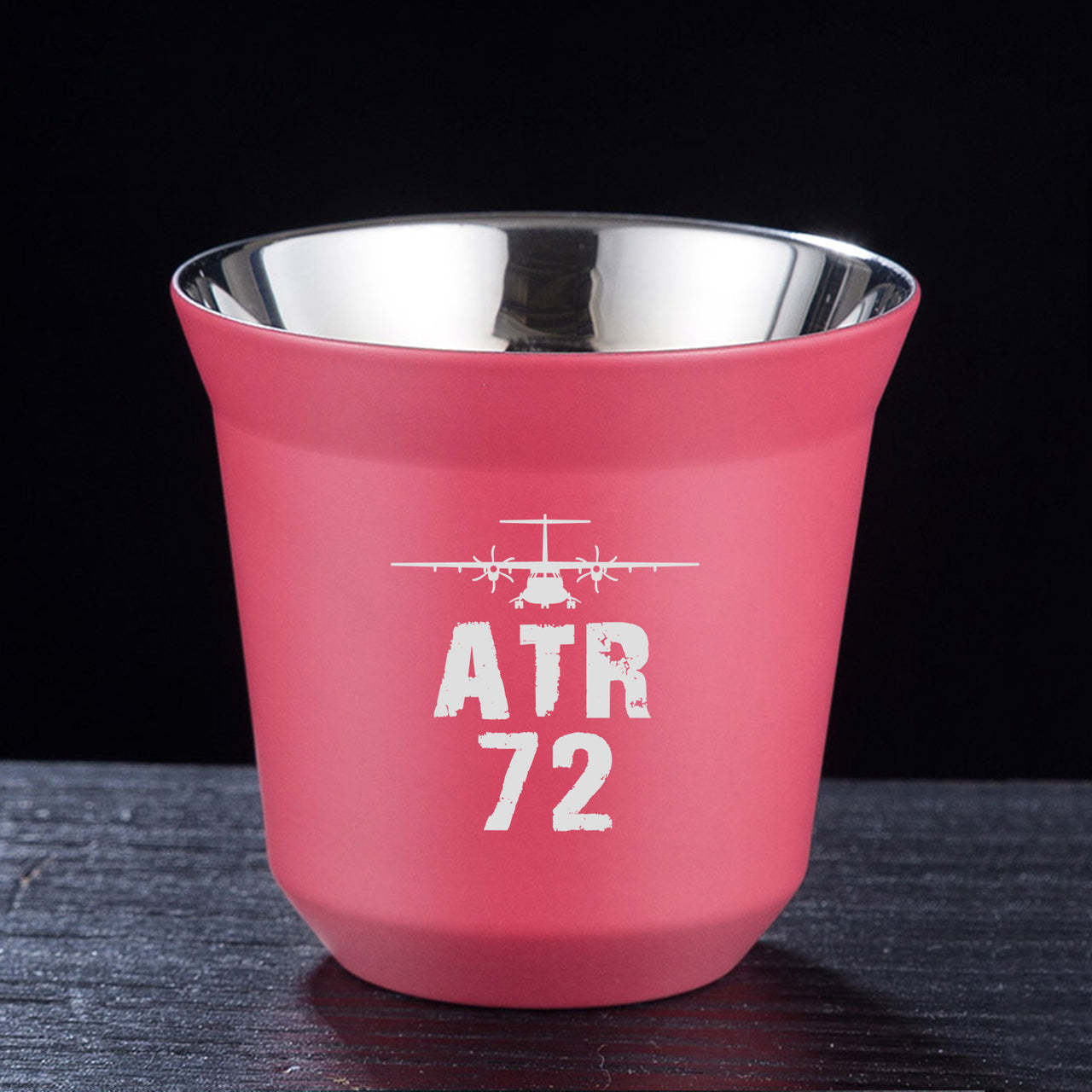 ATR-72 & Plane Designed Double Wall Stainless Steel Coffee Mugs