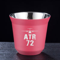Thumbnail for ATR-72 & Plane Designed Double Wall Stainless Steel Coffee Mugs