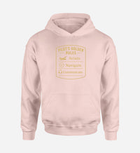 Thumbnail for Pilot's Golden Rules Designed Hoodies