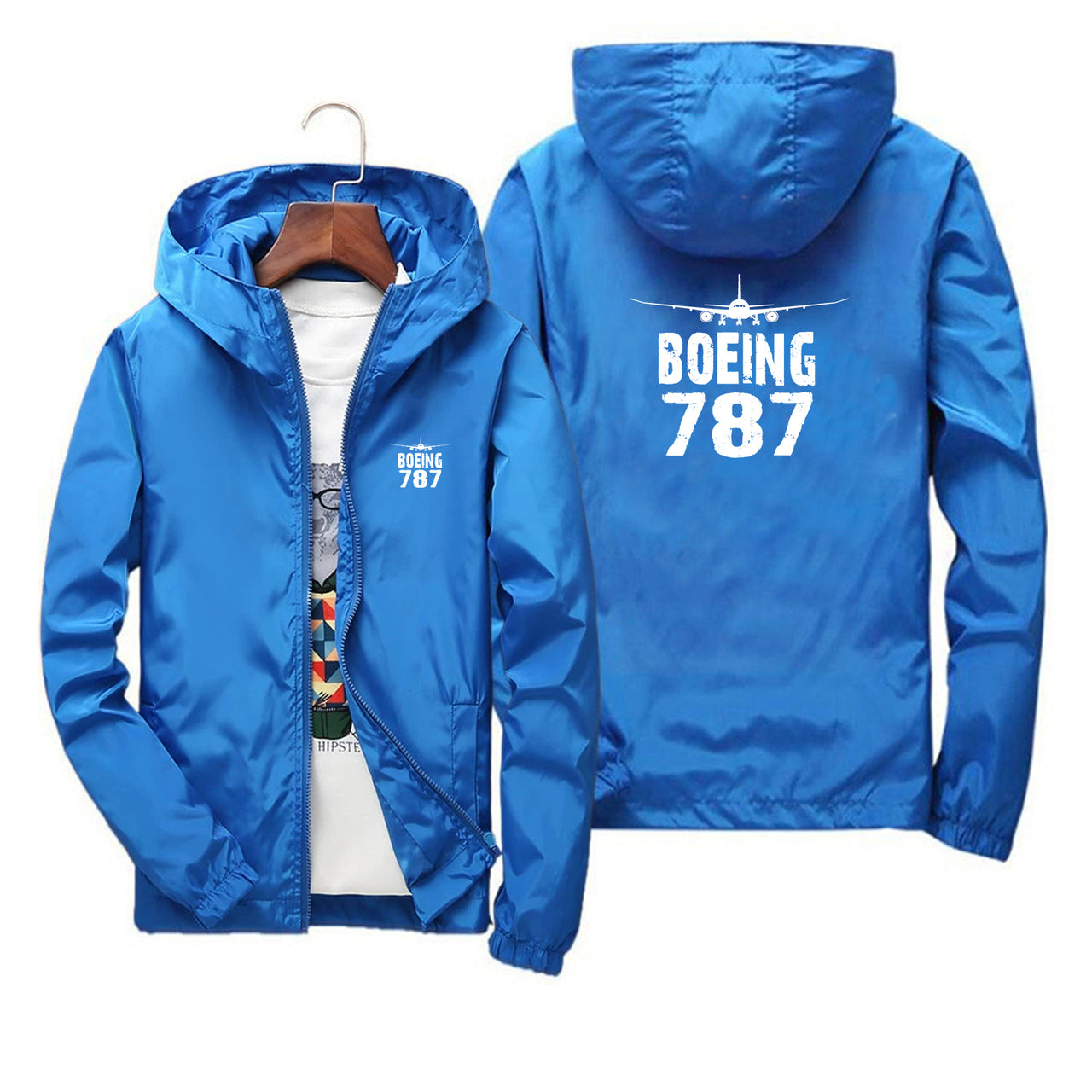 Boeing 787 & Plane Designed Thin Windbreaker Jackets - view 12