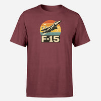 Thumbnail for Retro Fighter Jet F15 Design Super Quality T-Shirts