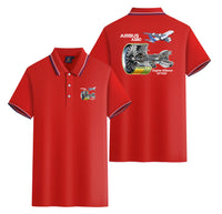 Thumbnail for Airbus A380 & GP7000 Engine Designed Stylish Polo T-Shirts (Double-Side)