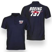 Thumbnail for Amazing Boeing 737 Designed Double Side Polo T-Shirts