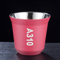 Thumbnail for A310 Text Designed Double Wall Stainless Steel Coffee Mugs