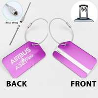 Thumbnail for Amazing Airbus A321neo Designed Fashion Metal Luggage Tags