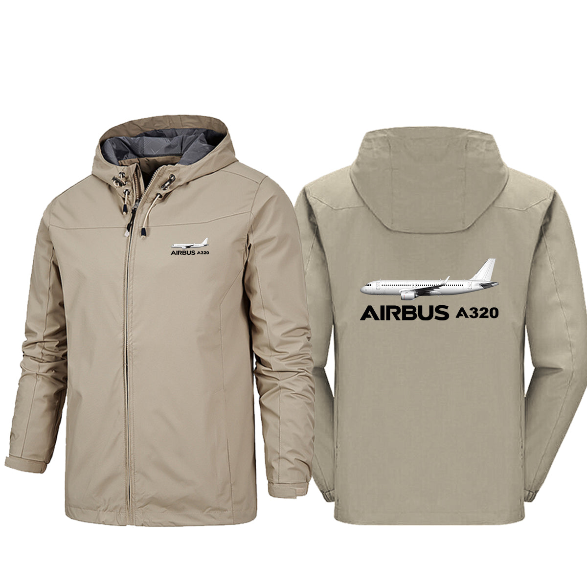 The Airbus A320 Designed Rain Jackets & Windbreakers