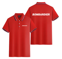 Thumbnail for Bombardier & Text Designed Stylish Polo T-Shirts (Double-Side)