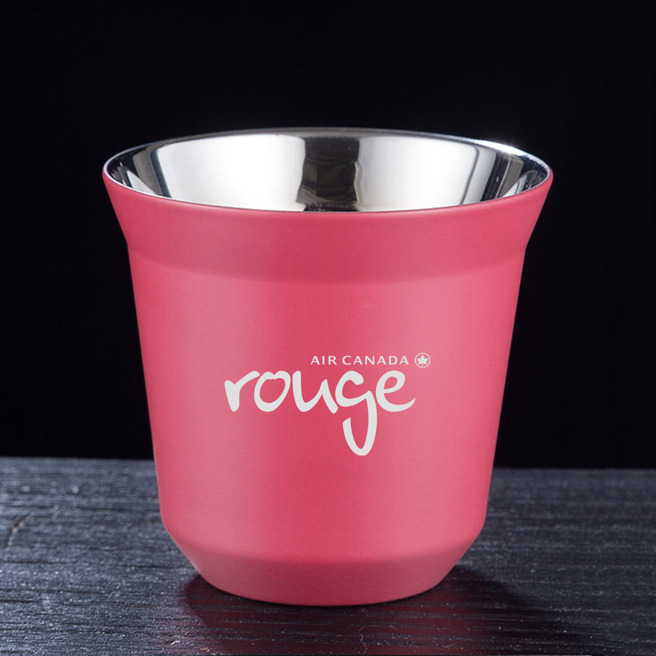 Air Canada rouge Airlines Designed Double Wall Stainless Steel Coffee Mugs